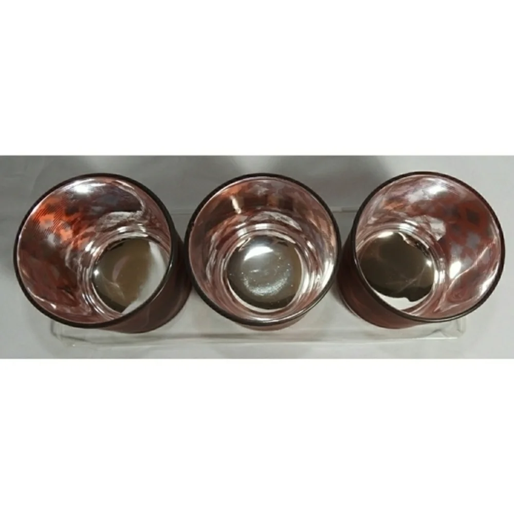 New Pfaltzgraff Set of 3 Red Tealight Holders‎ -
